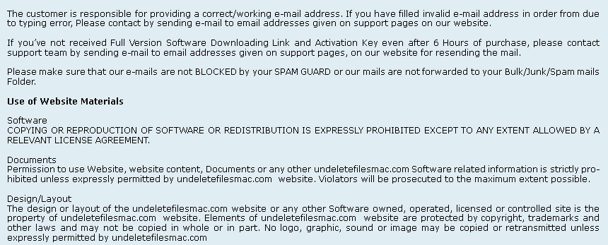 Terms and Conditions